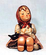 Goebel M I Hummel Figurine - Happy Pastime