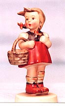 Goebel M I Hummel Figurine - Little Shopper