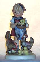 Goebel M I Hummel Figurine - Feeding Time