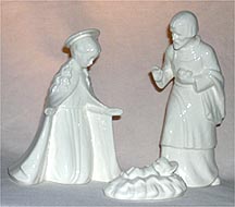 Goebel M I Hummel Nativity - Holy Family (3 piece white)