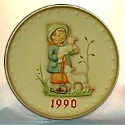 Goebel M I Hummel Annual Plate - 1990 Shepherd's Boy