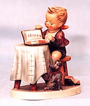 Goebel M I Hummel Figurine - Little Bookkeeper