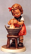 Goebel M I Hummel Figurine - Doll Bath