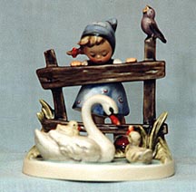 Goebel M I Hummel Figurine - Feathered Friends