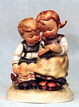 Goebel M I Hummel Figurine - Smart Little Sister