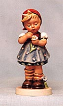 Goebel M I Hummel Figurine - Daisies Don't Tell