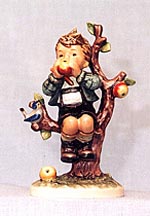 Goebel M I Hummel Figurine - An Apple A Day