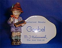 Goebel M I Hummel Plaque - Dealer Plaque