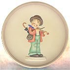 Goebel M I Hummel Mini Plate - Little Fiddler