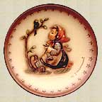 Goebel M I Hummel Mini Annual Plate - Happy Pastime