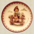 Goebel M I Hummel Mini Annual Plate - Wayside Harmony