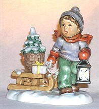 Goebel M I Hummel Figurine - Christmas Is Coming