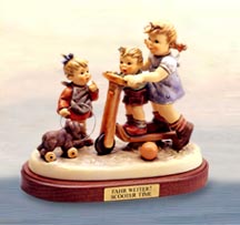 Goebel M I Hummel Figurine - Scooter Time