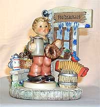 Goebel M I Hummel  - Pretzel Boy Collector Set