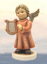 Goebel M I Hummel Figurine - Angel With Harp, 2009