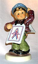 Goebel M I Hummel Figurine - Big Announcement (United We Stand)