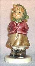 Goebel M I Hummel Figurine - Clear As A Bell