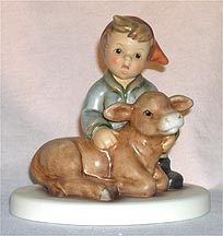 Goebel M I Hummel Figurine - Cuddly Calf