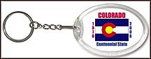 Colorado State Quarter Keychain