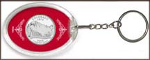 Colorado State Quarter Keychain