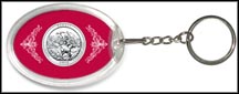 Denali National Park Quarter Keychain