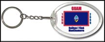 Guam State Quarter Keychain