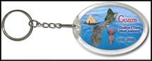 Guam State Quarter Keychain