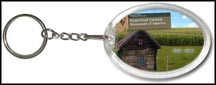 Homestead National Monument of America Quarter Keychain