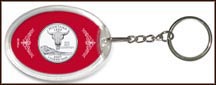 Montana State Quarter Keychain