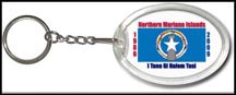 Northern Mariana Islands State Quarter Keychain