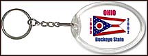 Ohio State Quarter Keychain