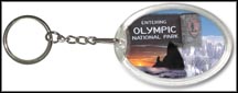 Olympic National Park Quarter Keychain