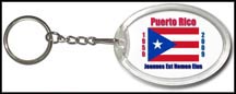Puerto Rico State Quarter Keychain