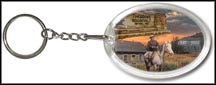 Theodore Roosevelt National Park Quarter Keychain