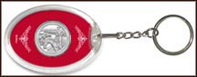 Theodore Roosevelt National Park Quarter Keychain
