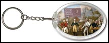 Saratoga National Historical Park Quarter Keychain