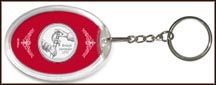 Saratoga National Historical Park Quarter Keychain