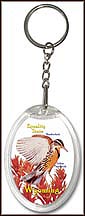 Wyoming State Quarter Keychain