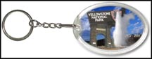 Yellowstone National Park Quarter Keychain