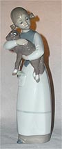Lladro Figurine - Girl With Lamb