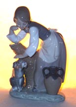 Lladro Figurine - Caress And Rest