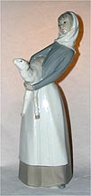 Lladro Figurine - Girl With Sheep