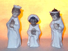 Lladro Ornament - Three Kings (set of 3)