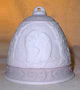 Lladro Collector Bells - 1991 Christmas Bell