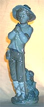 Nao Figurine - Boy Holding Bird