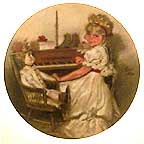 Cora's Recital collector plate by Richard Zolan