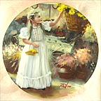 Spring Blossoms collector plate by Donald Zolan