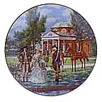 Monticello collector plate by John Alan Maxwell