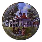 Mt. Vernon collector plate by John Alan Maxwell