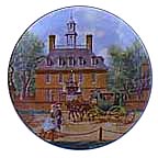 Governor's Palace - Williamsburg collector plate by John Alan Maxwell